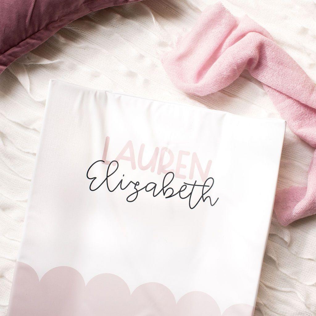 Personalised Anti Roll Changing Mats - The Little Bumble Co.