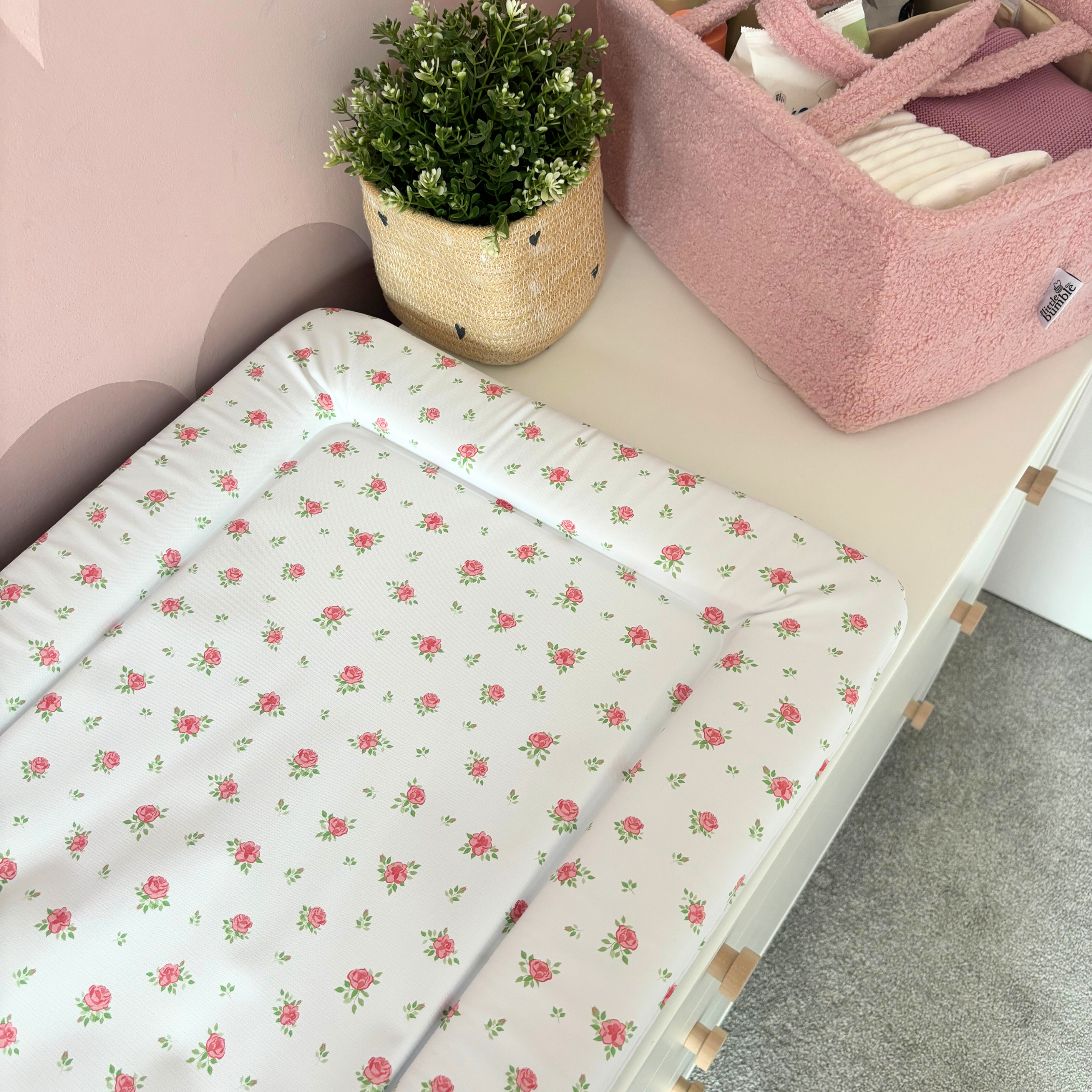 Standard Changing Mat - Mini Roses