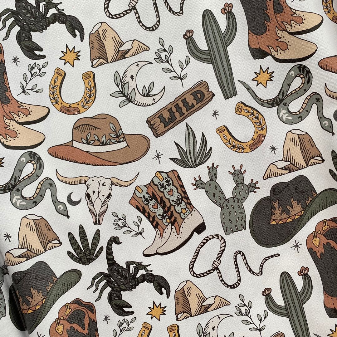 Anti Roll Changing Mat - Wild West