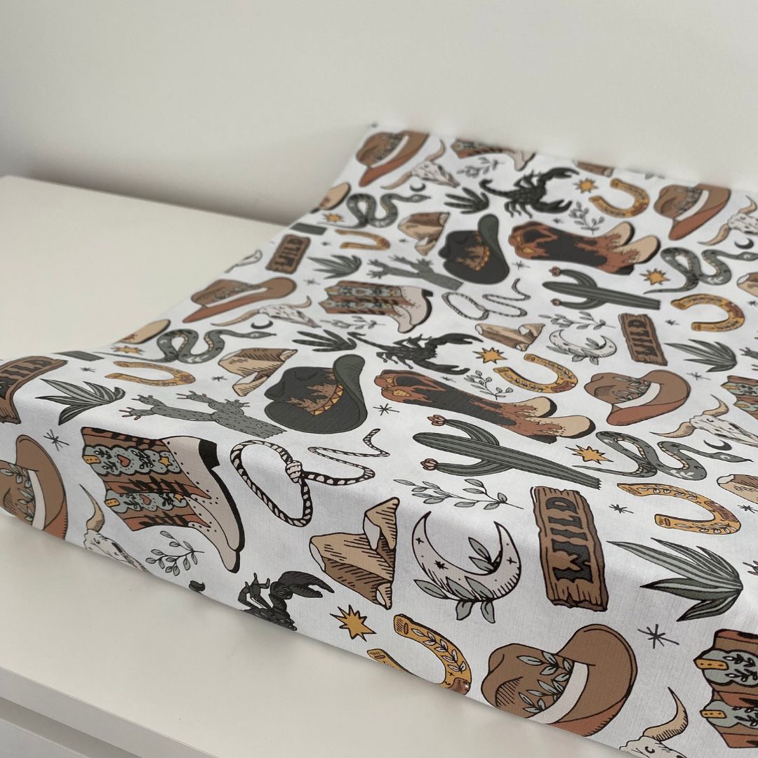 Anti Roll Changing Mat - Wild West