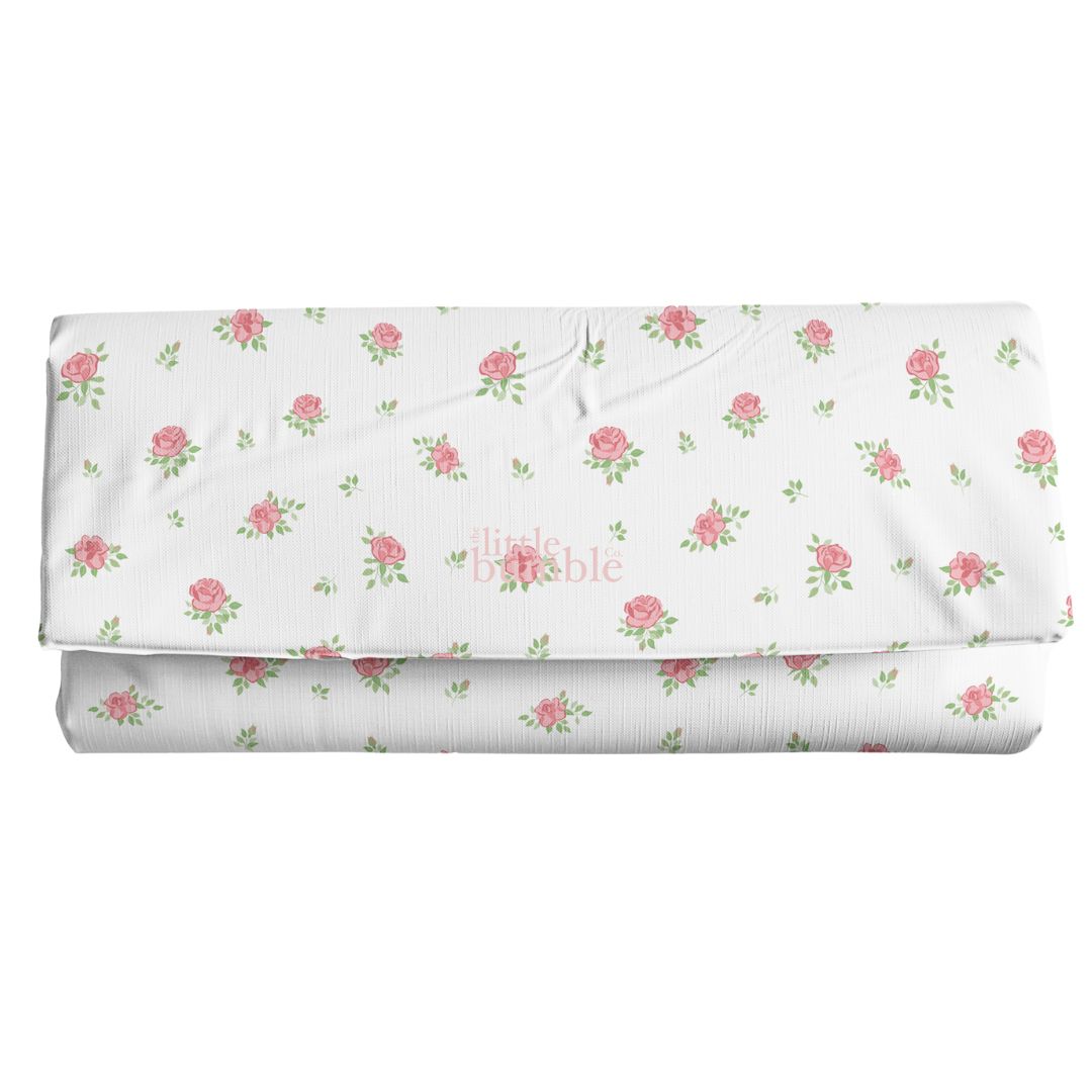 Travel Changing Mat - Mini Roses