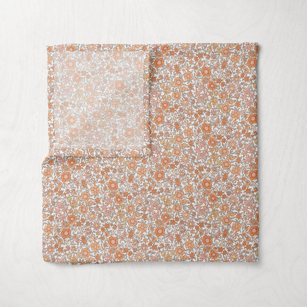 Bamboo Muslin Swaddle - Ditsy Floral