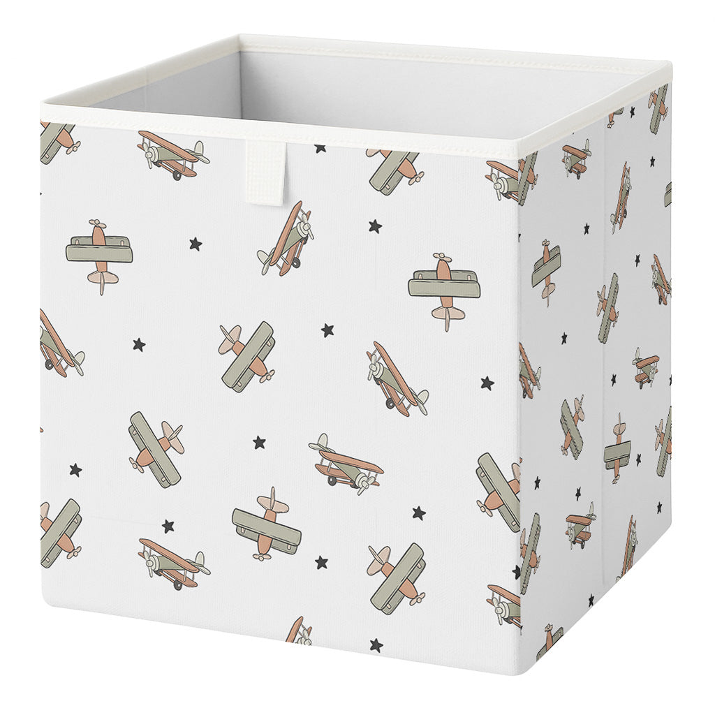 Cube Storage Box - Aeroplane