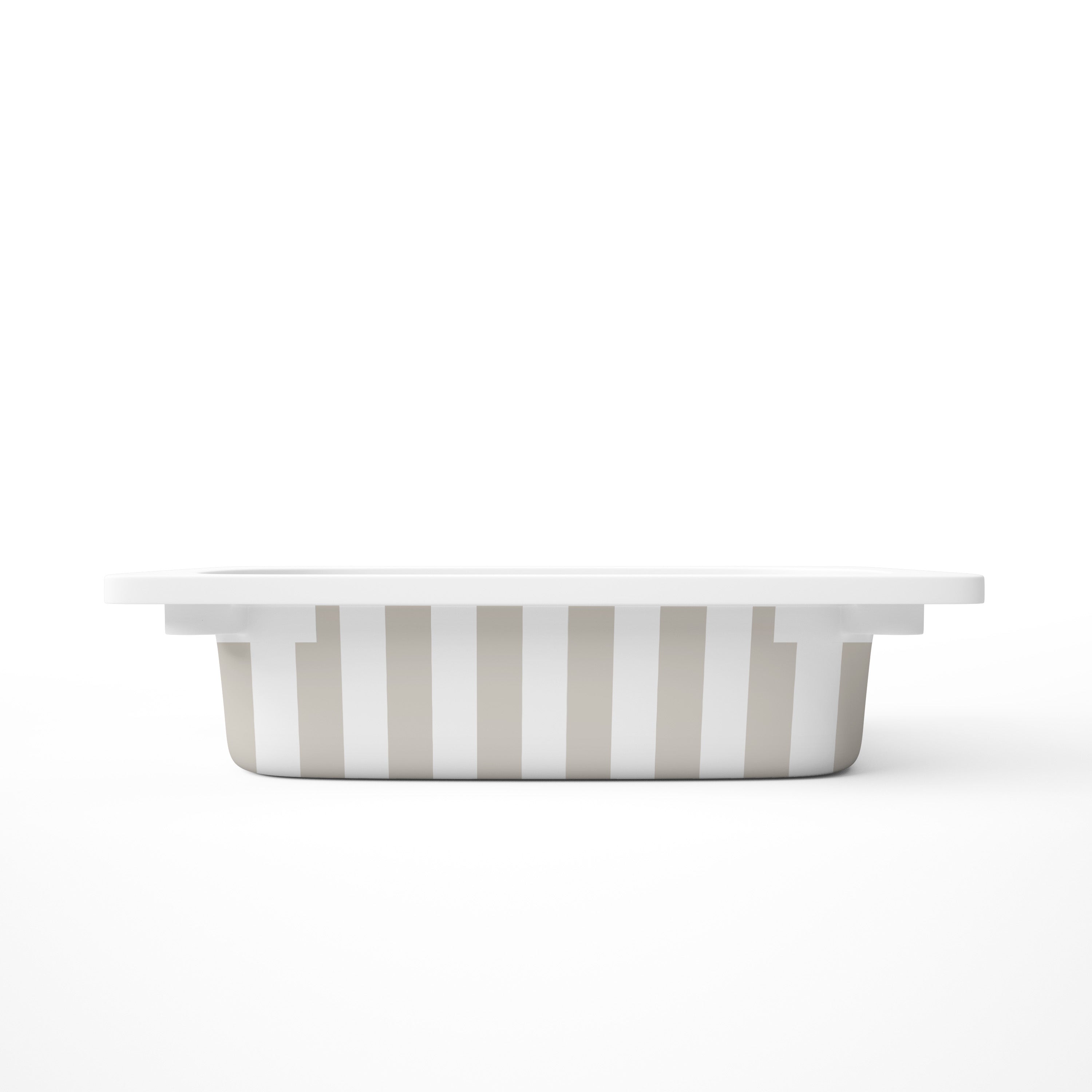 Greige Stripe - IKEA Trofast Drawer Stickers