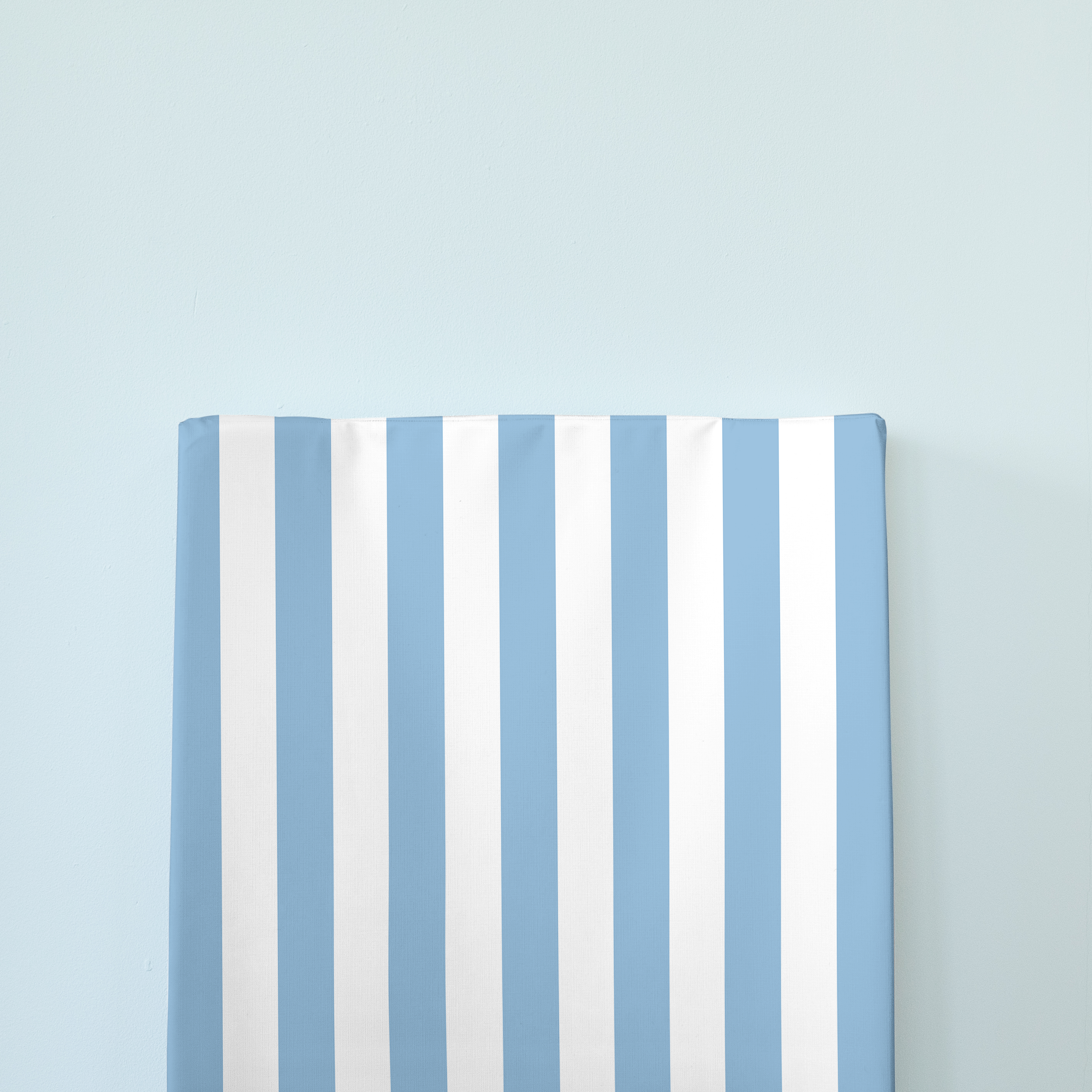 Anti Roll Changing Mat - Blue Stripe
