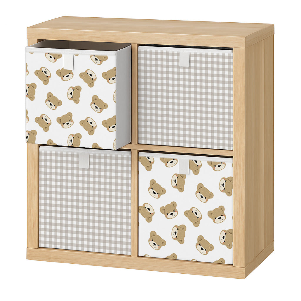 Cube Storage Box - Teddy Bears