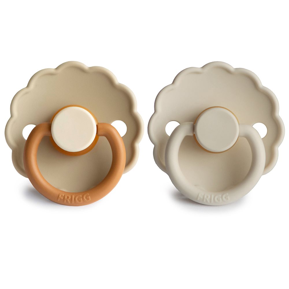 FRIGG Daisy Natural Rubber Dummy 2-Pack (Desert/Cream)