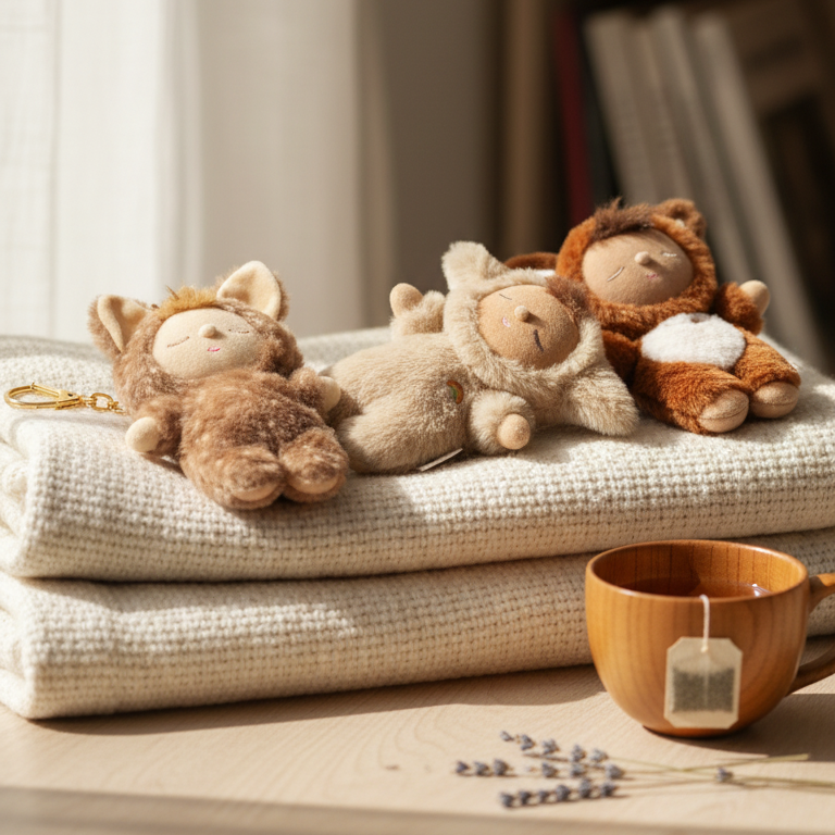 Cozy Bag Charm - Lamby Pip