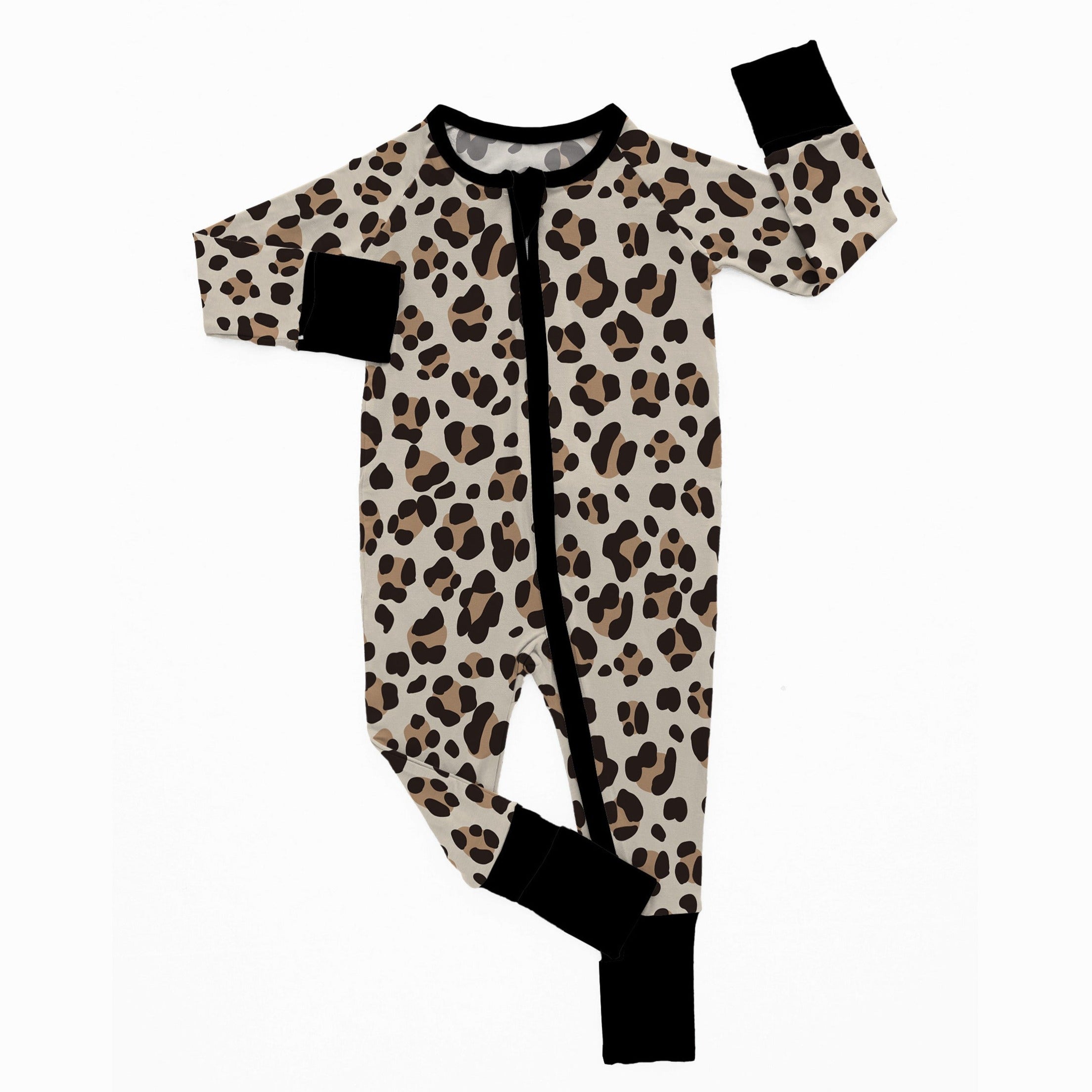 Leopard print baby romper best sale