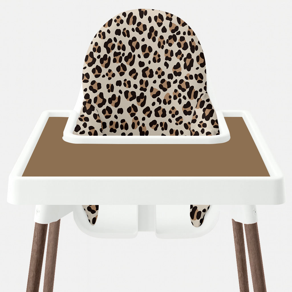 Waterproof Highchair Cushion Cover - Leopard Print
