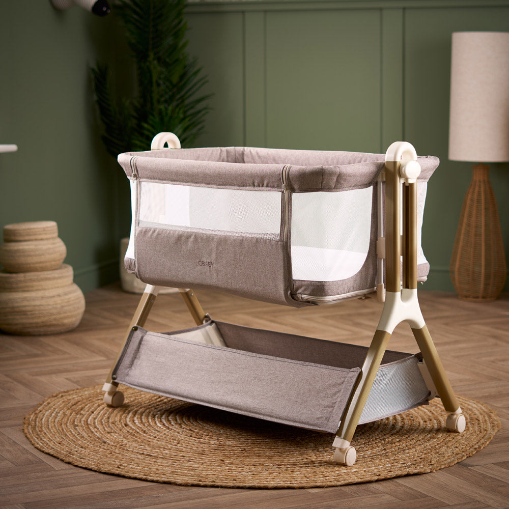 Cloud Bedside Crib - Nutmeg