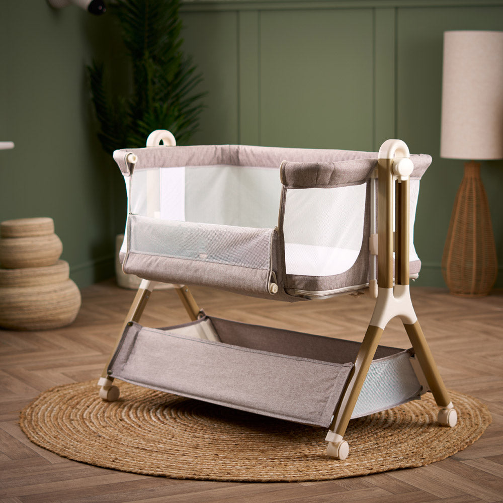 Cloud Bedside Crib - Nutmeg
