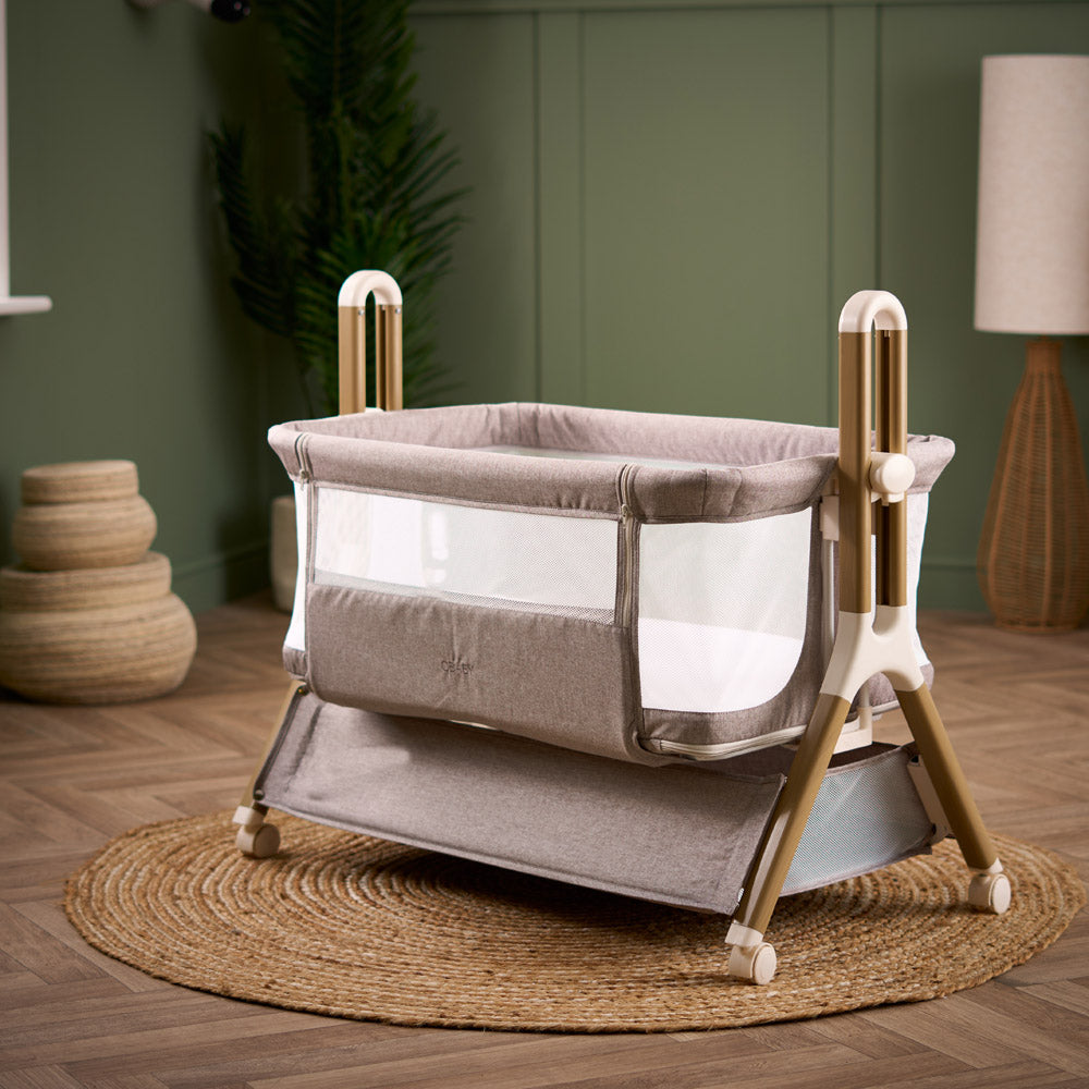 Cloud Bedside Crib - Nutmeg