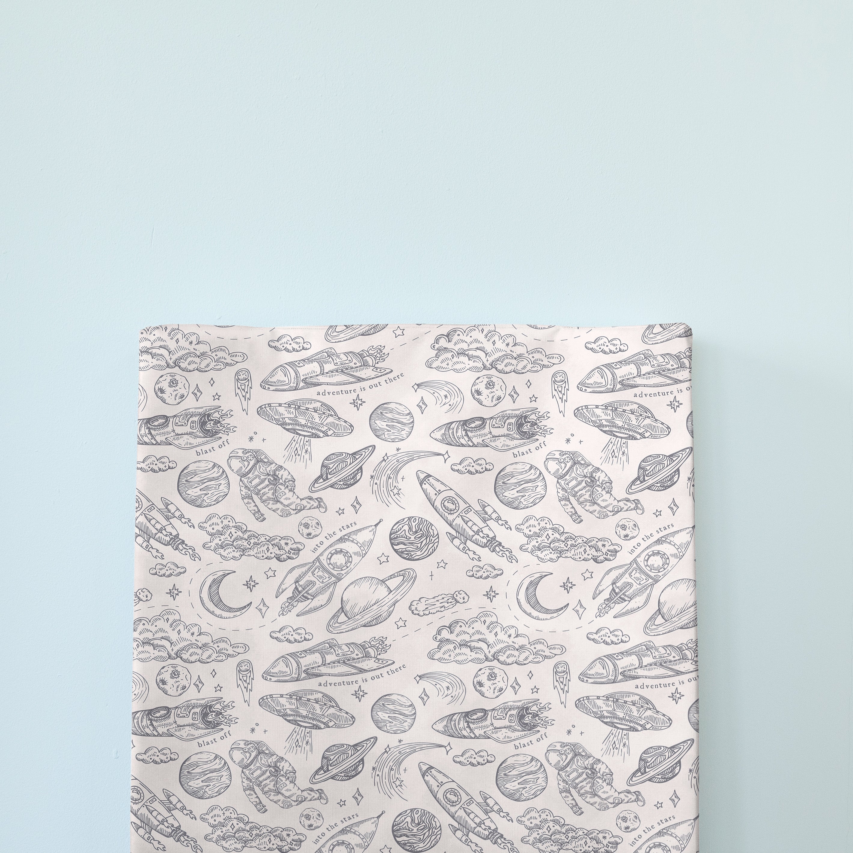 Anti Roll Changing Mat - Out of this World