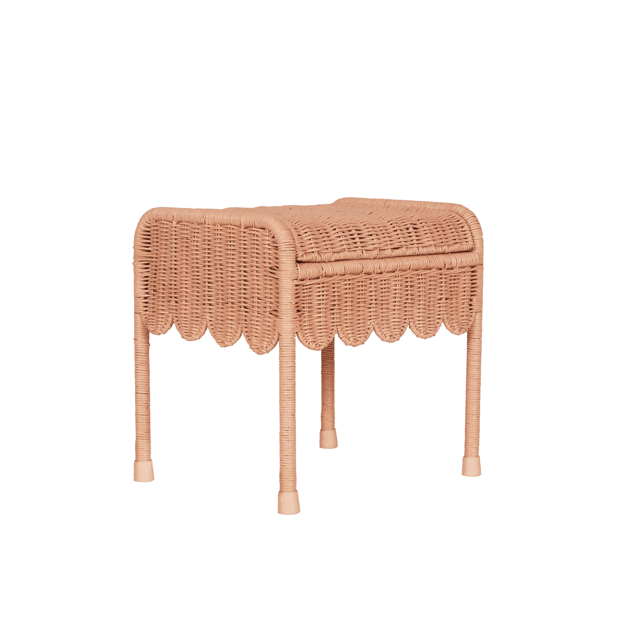 Petal Storie Stool - Seashell Pink