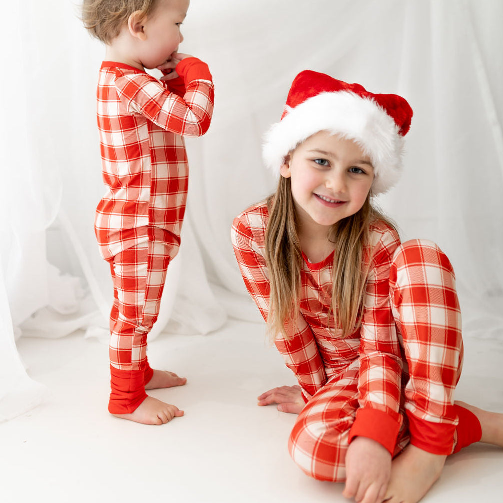 Red Plaid Supersoft Pyjamas