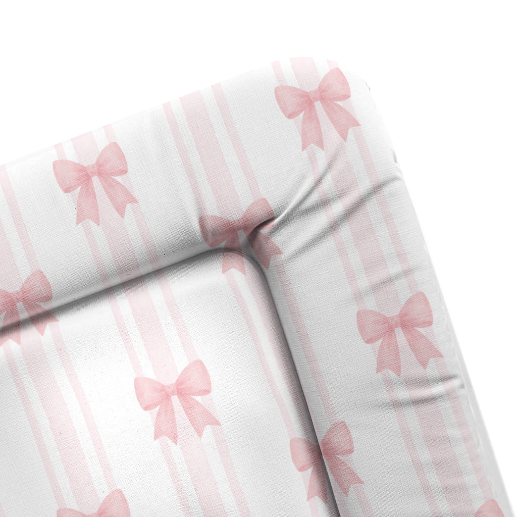 Standard Changing Mat - Pink Bows