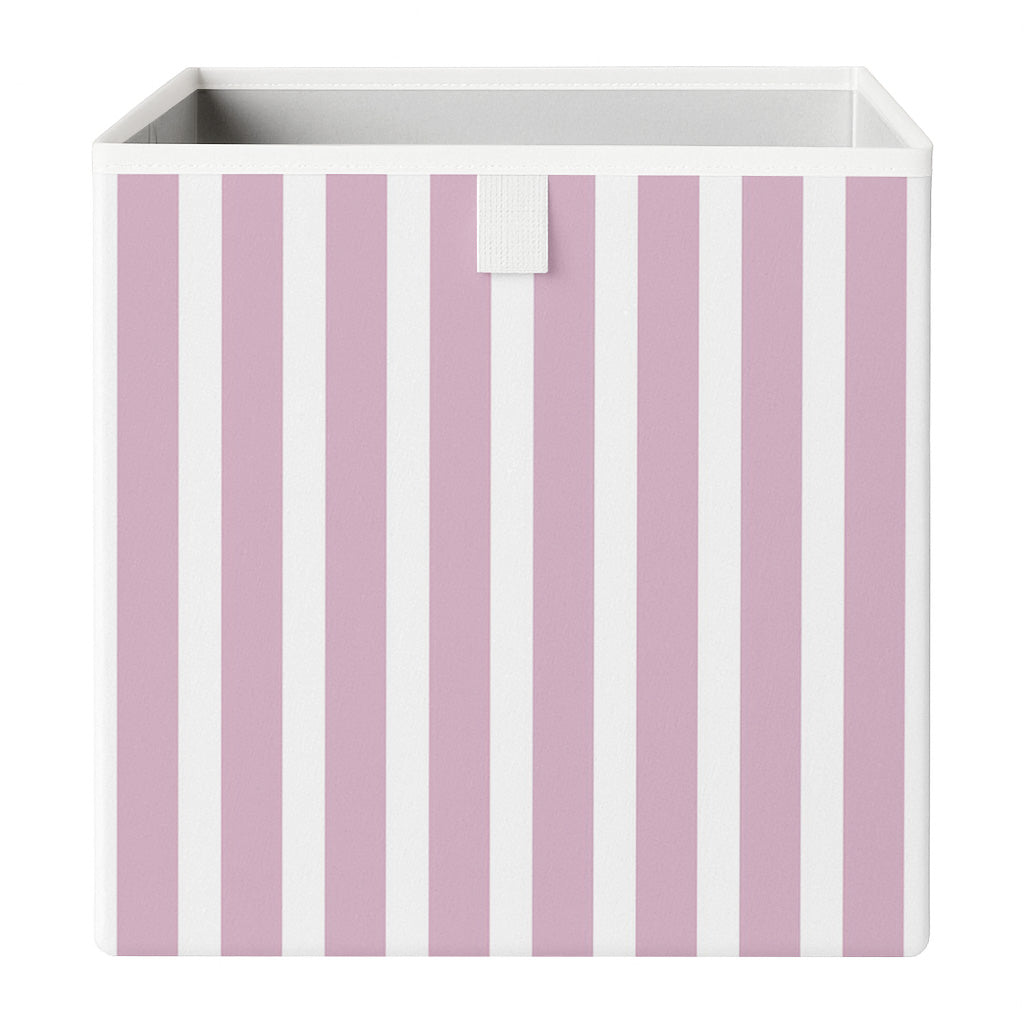 PRE ORDER - Cube Storage Box - Pink Stripe