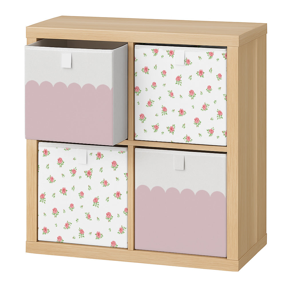 Cube Storage Box - Mini Roses