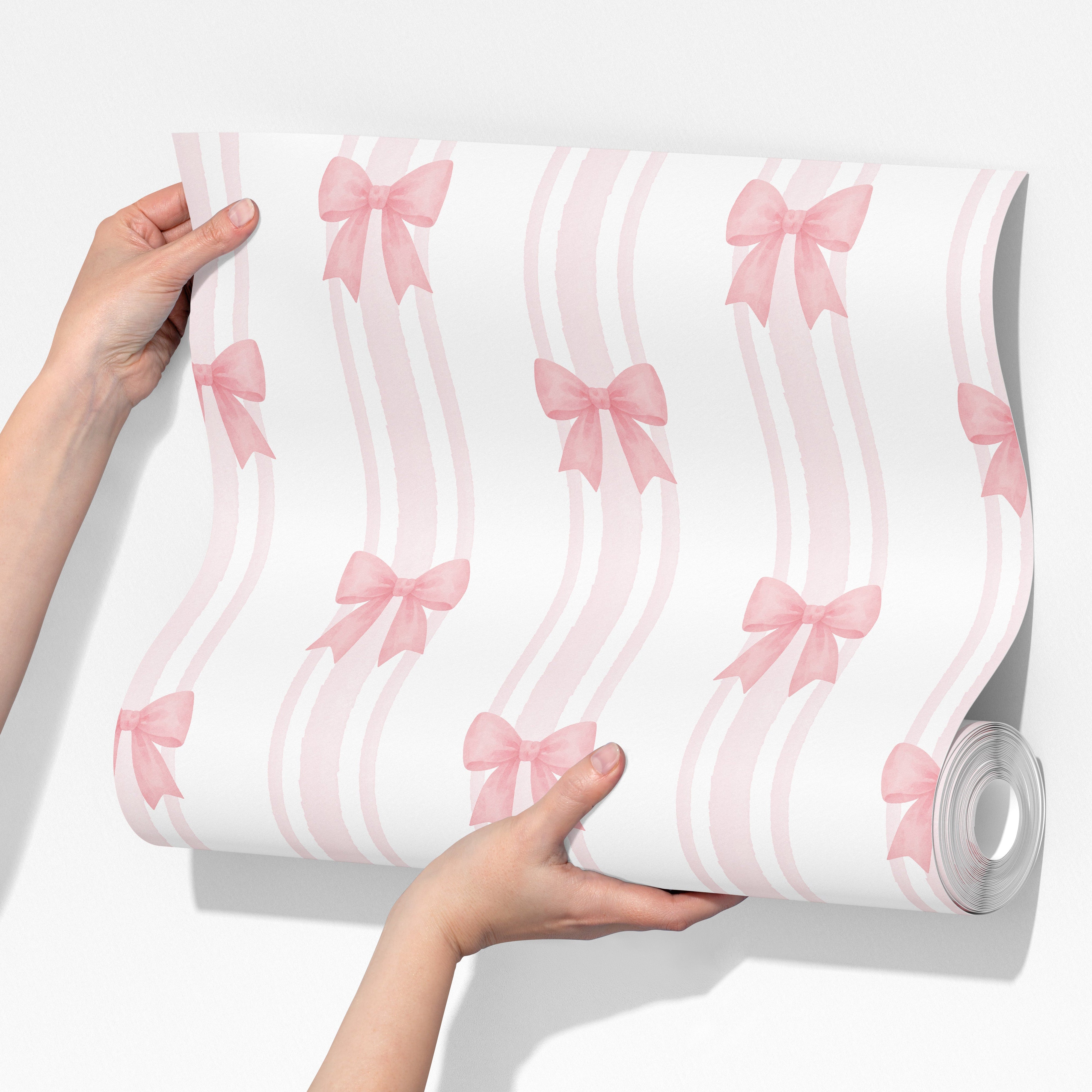 Wallpaper - Pink Bows