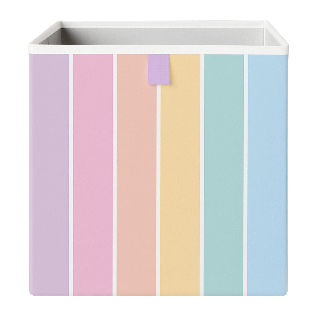 Cube Storage Box - Rainbow Stripe
