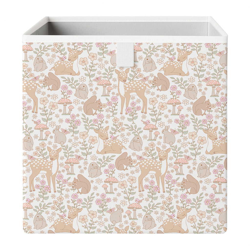 Cube Storage Box - Spring Woodland