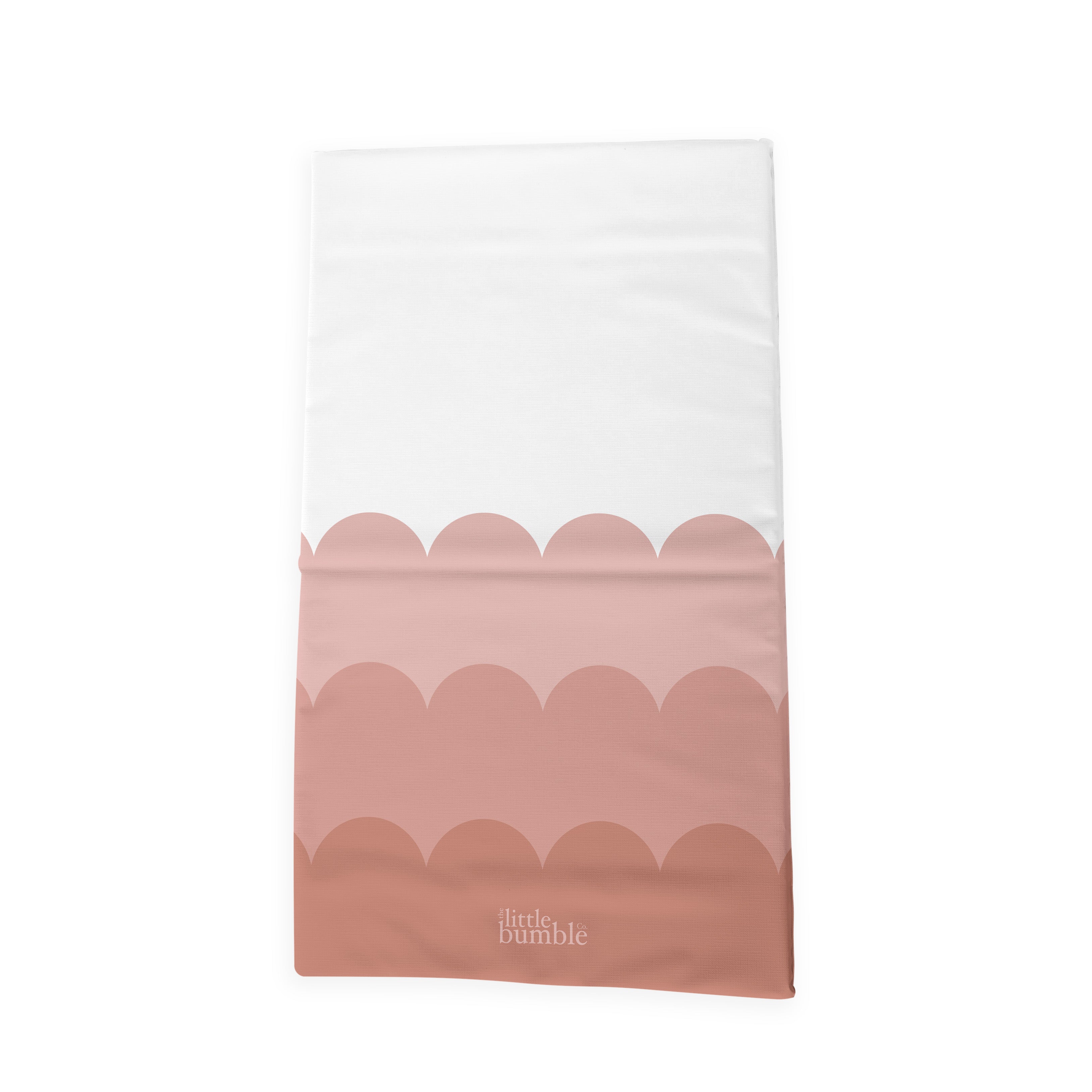 Travel Changing Mat - Terracotta Scallops