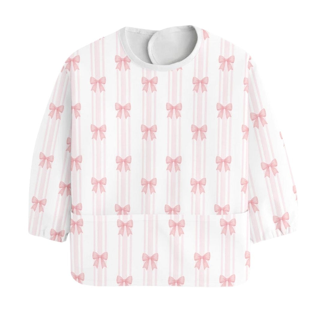 Coverall Bib - Pink Bows
