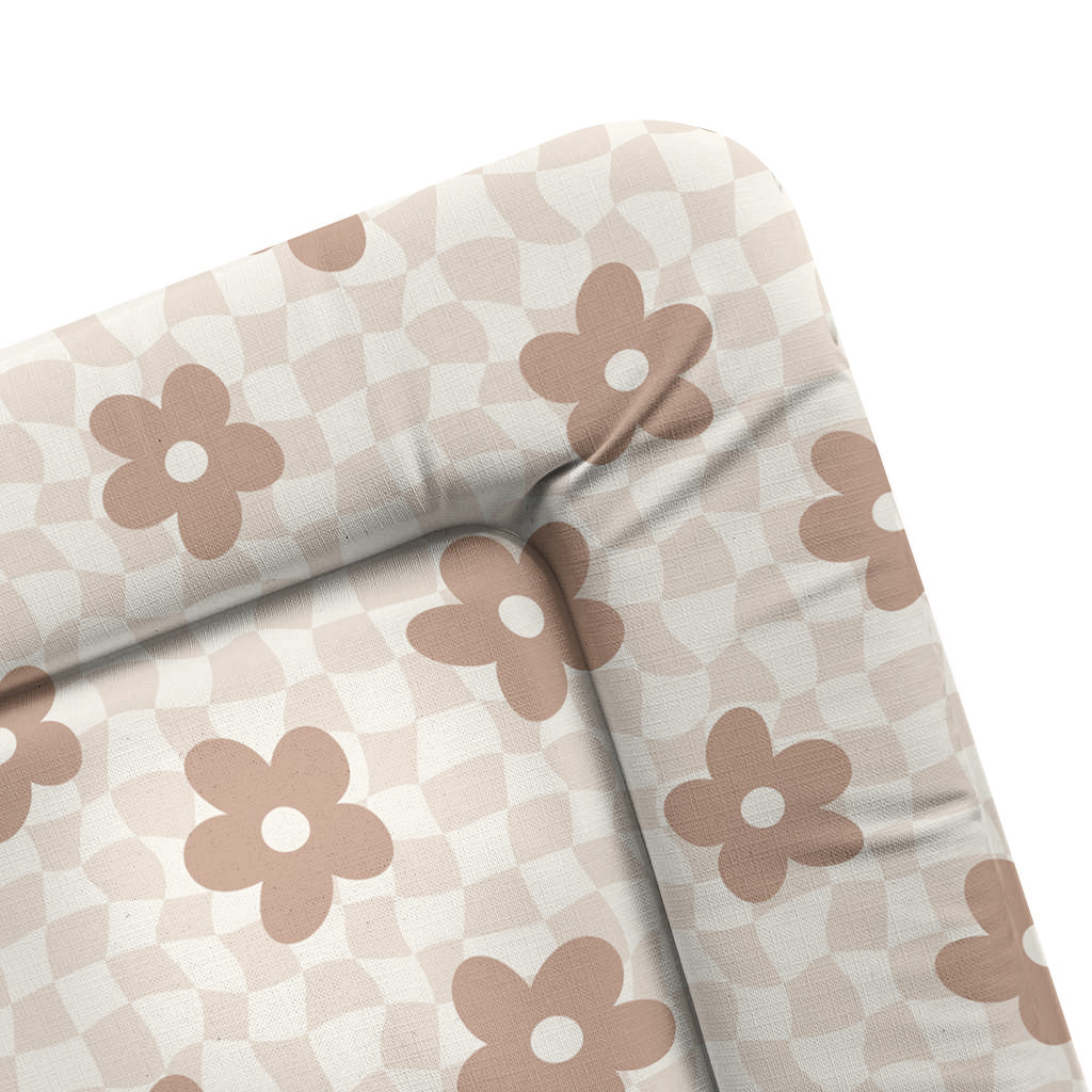Standard Changing Mat - Wavy Check Floral