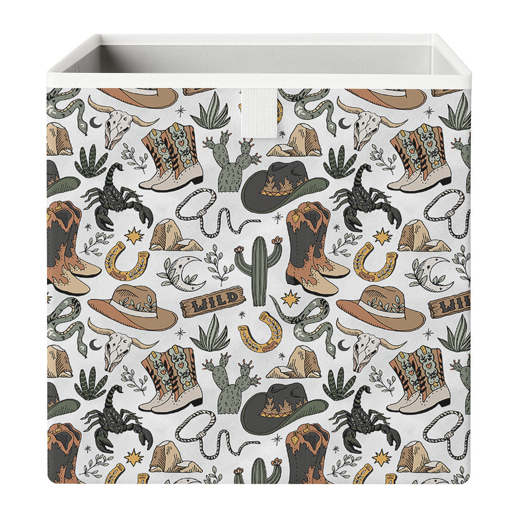 Cube Storage Box - Wild West Green