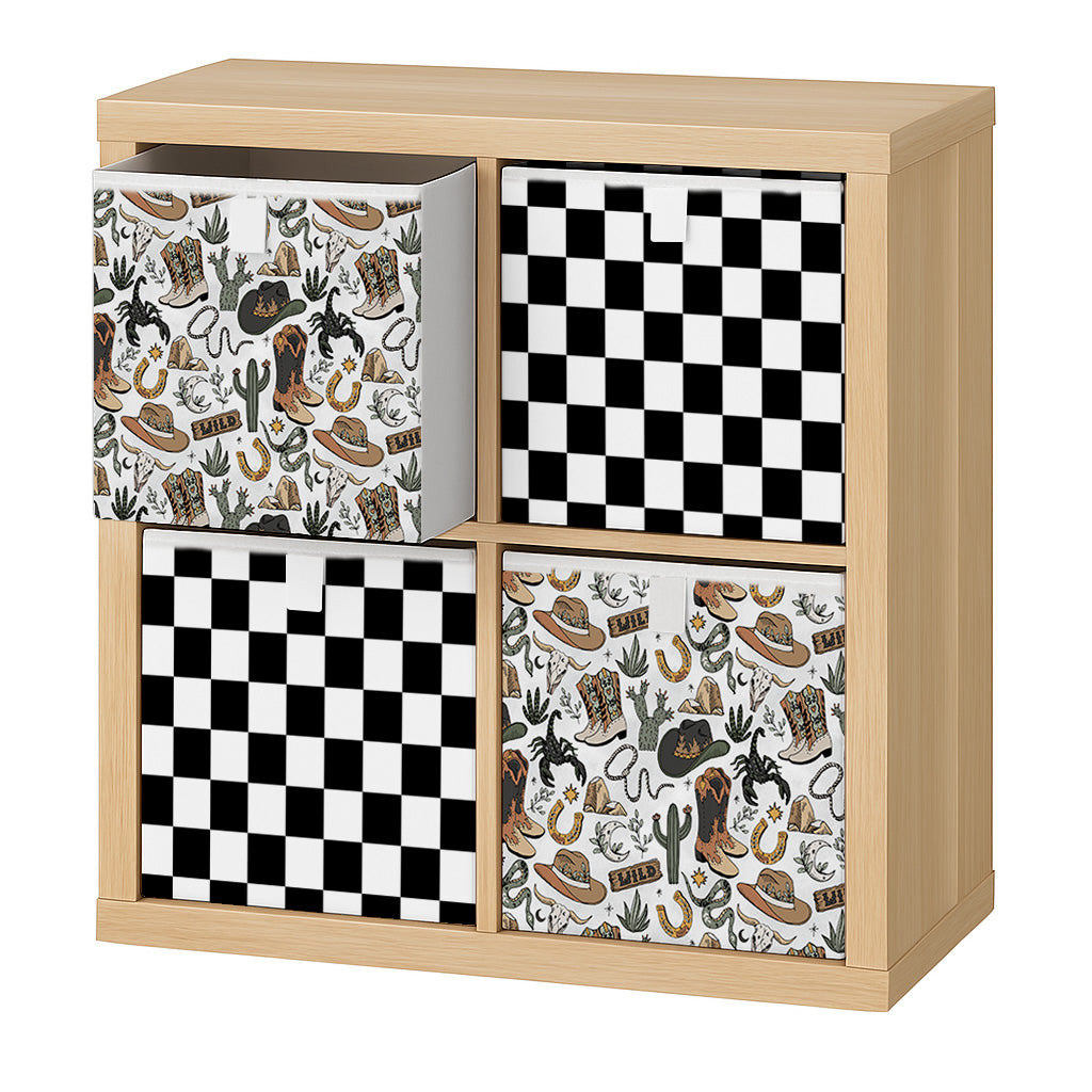 Cube Storage Box - Wild West Green