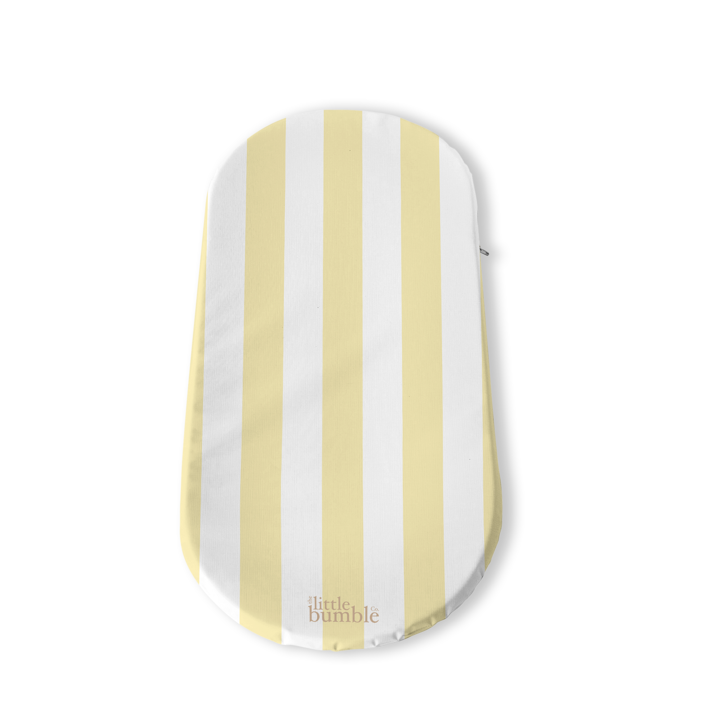 Changing Basket Mat Liner - Yellow Stripe