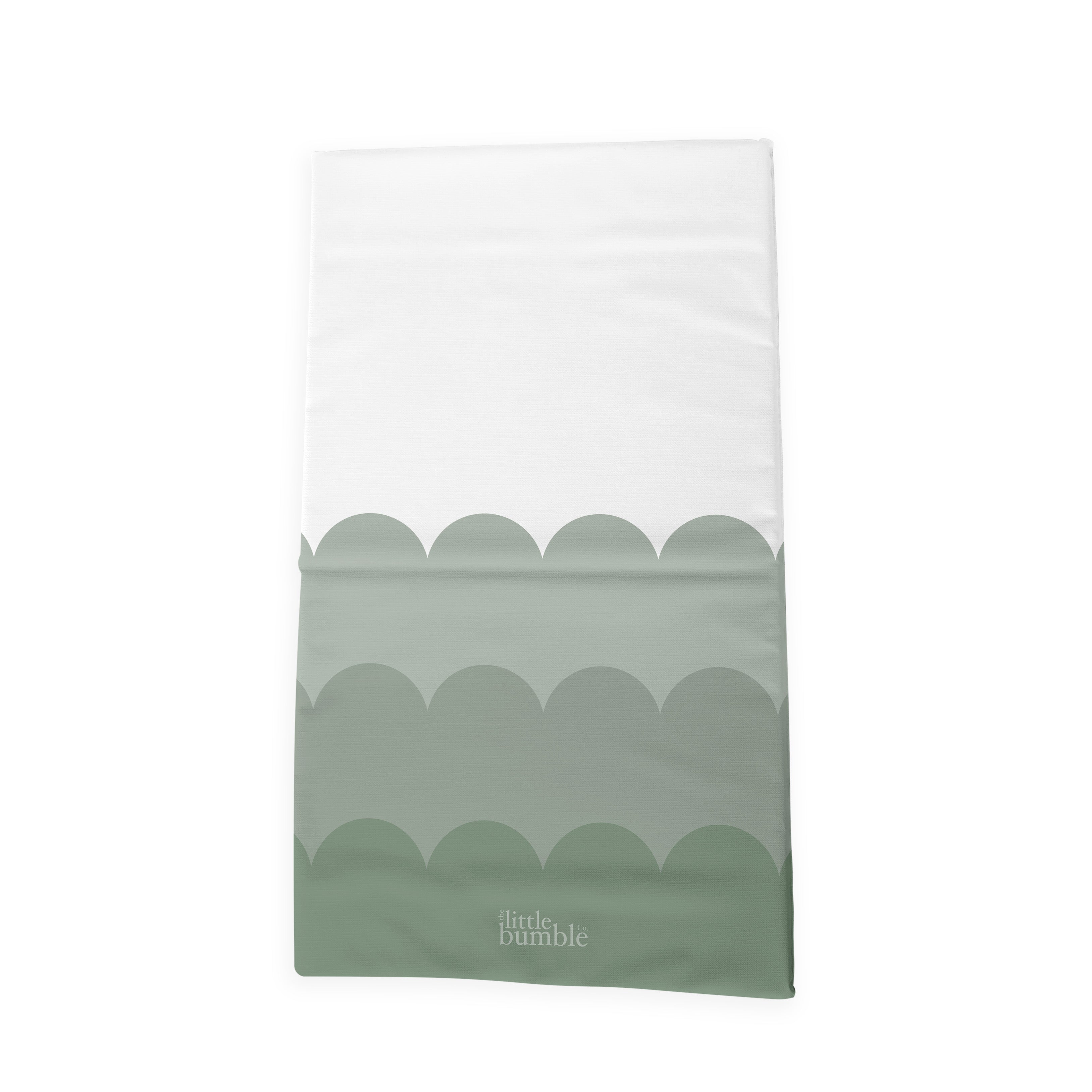 Travel Changing Mat - Sage Scallops