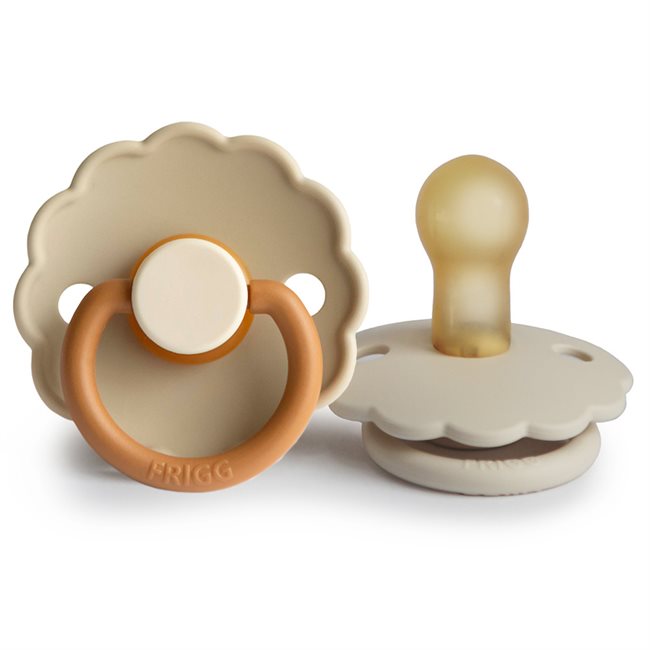 FRIGG Daisy Natural Rubber Dummy 2-Pack (Desert/Cream)