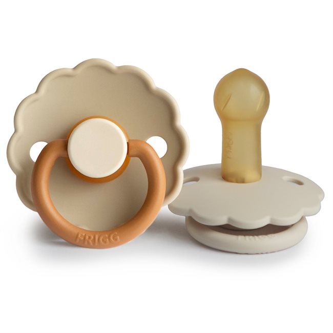 FRIGG Daisy Natural Rubber Dummy 2-Pack (Desert/Cream)