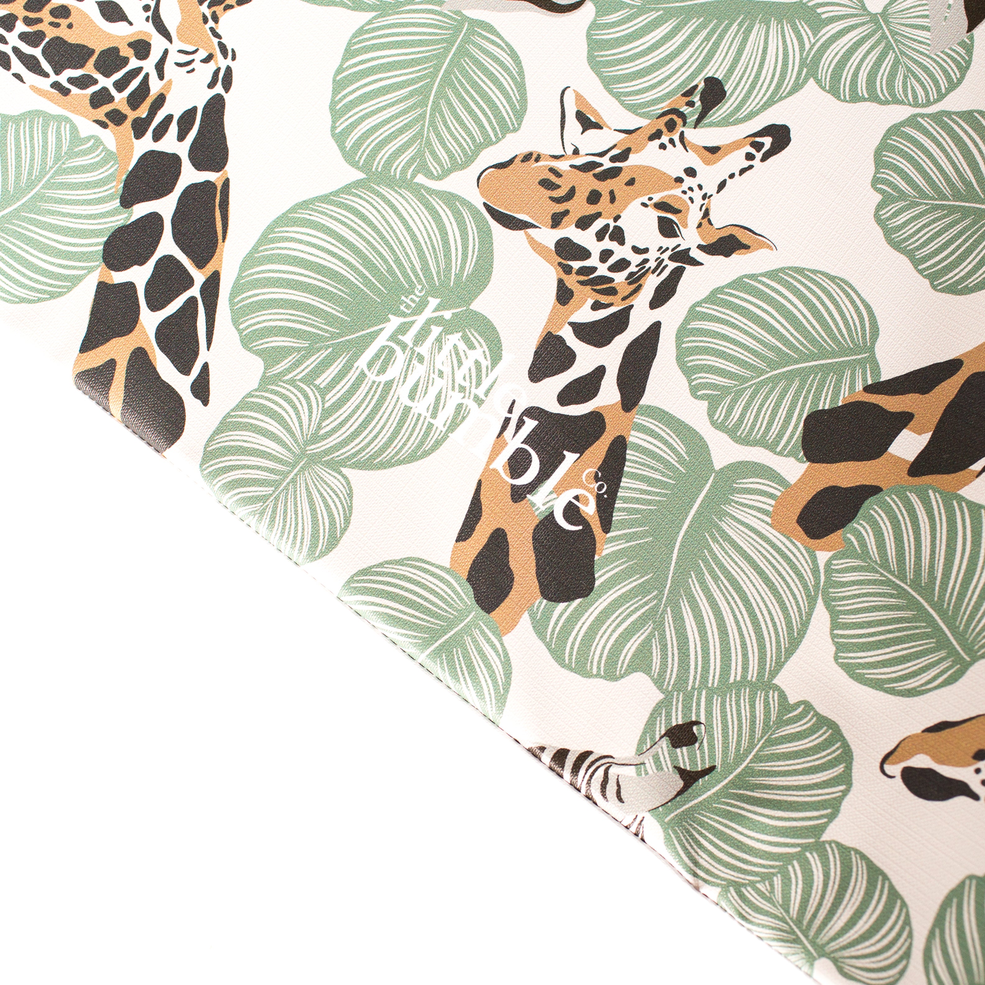 Anti Roll Changing Mat - Safari - The Little Bumble Co.