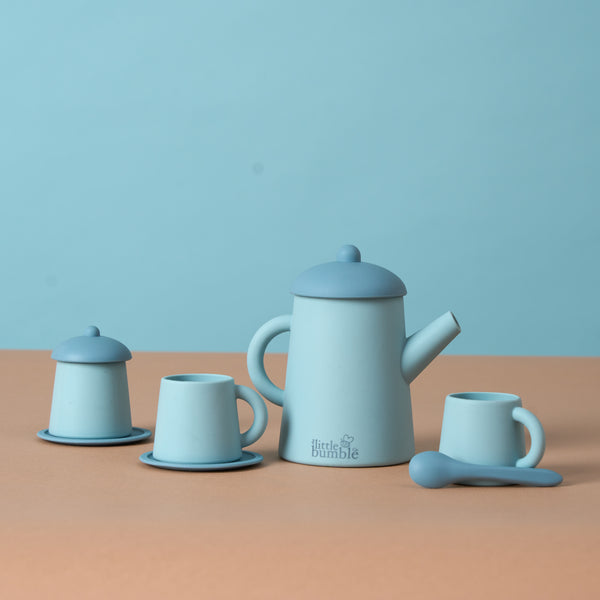 Silicone Tea Set - Blue