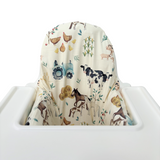 Waterproof Highchair Cushion Cover - Farm Yard