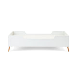 Maya Single Bed - White with Natural