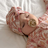 Bow Turban - Retro Floral