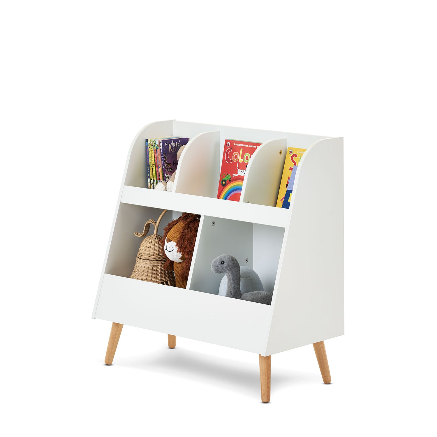 Maya Toy Storage - White with Natural