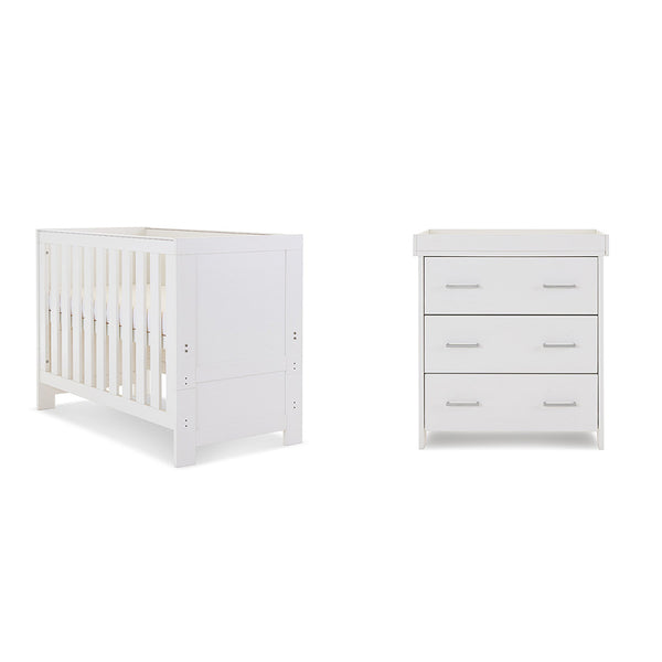 Nika Mini 2 Piece Room Set - White Wash