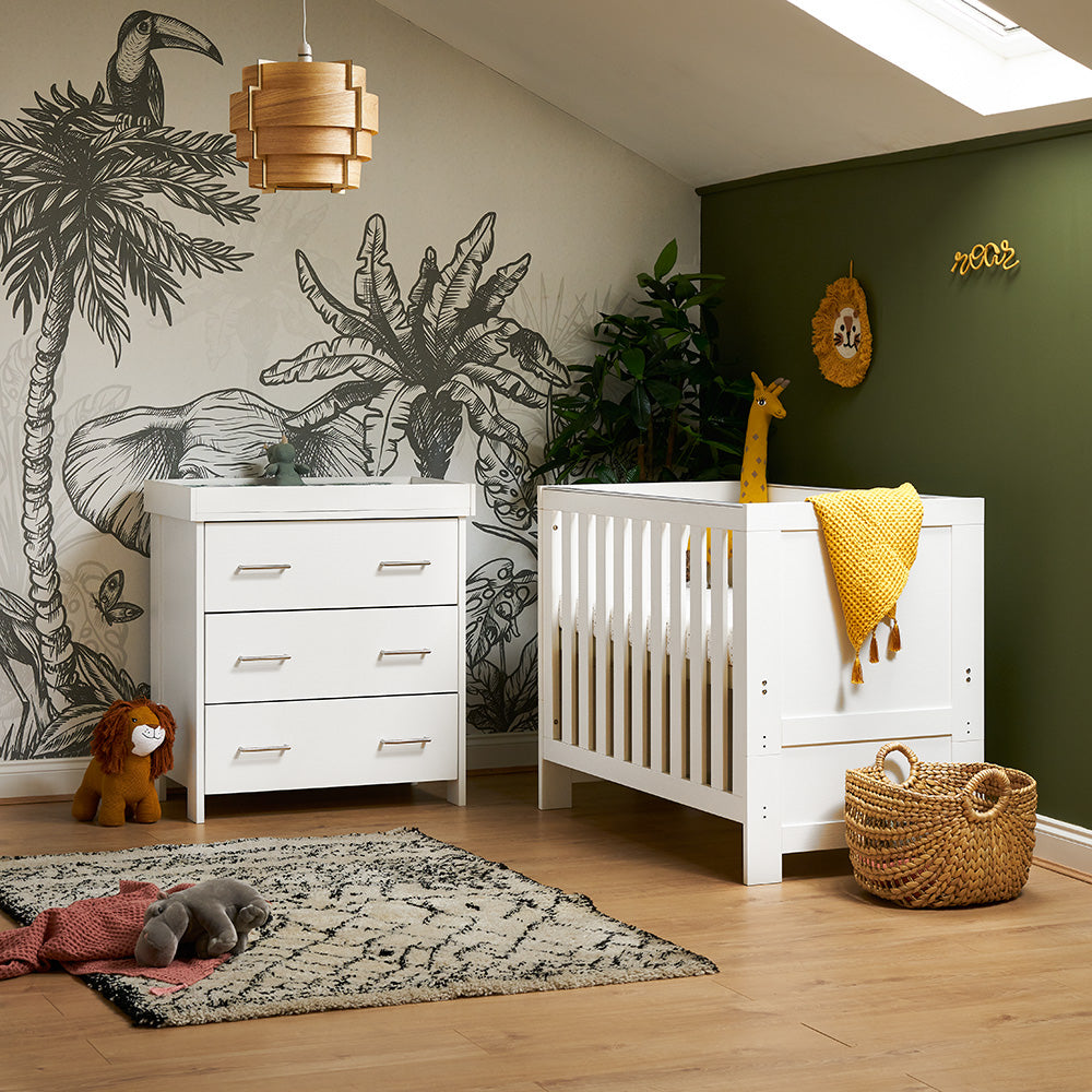 Nika Mini 2 Piece Room Set - White Wash