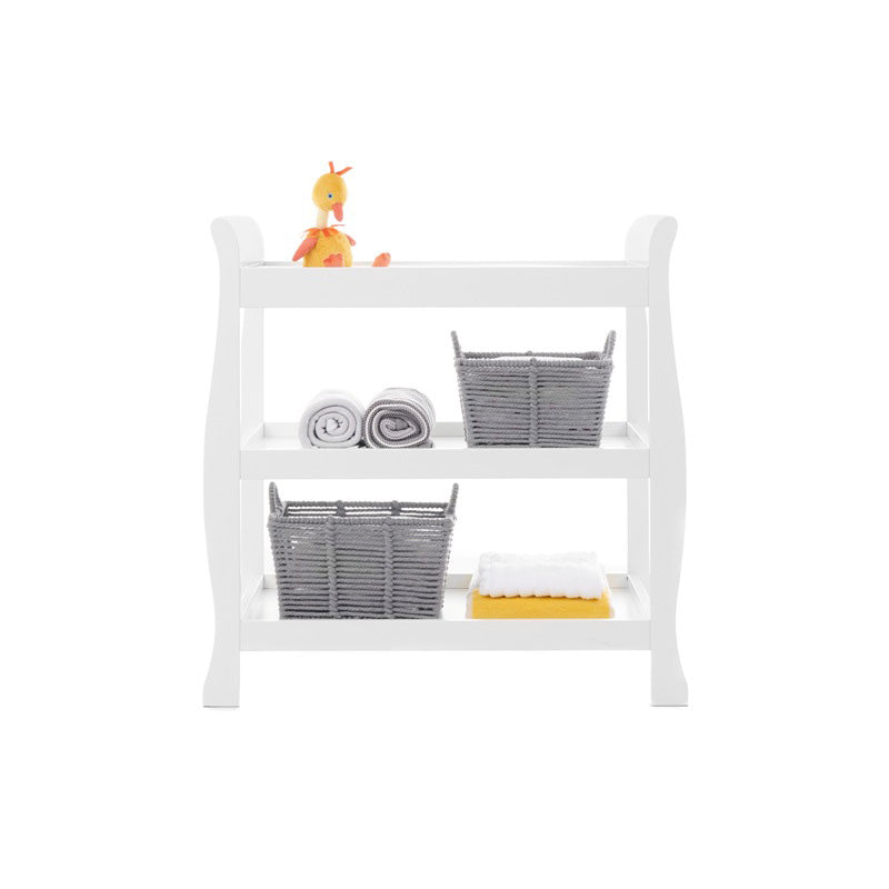 Stamford Space Saver Sleigh 2 Piece Room Set - White