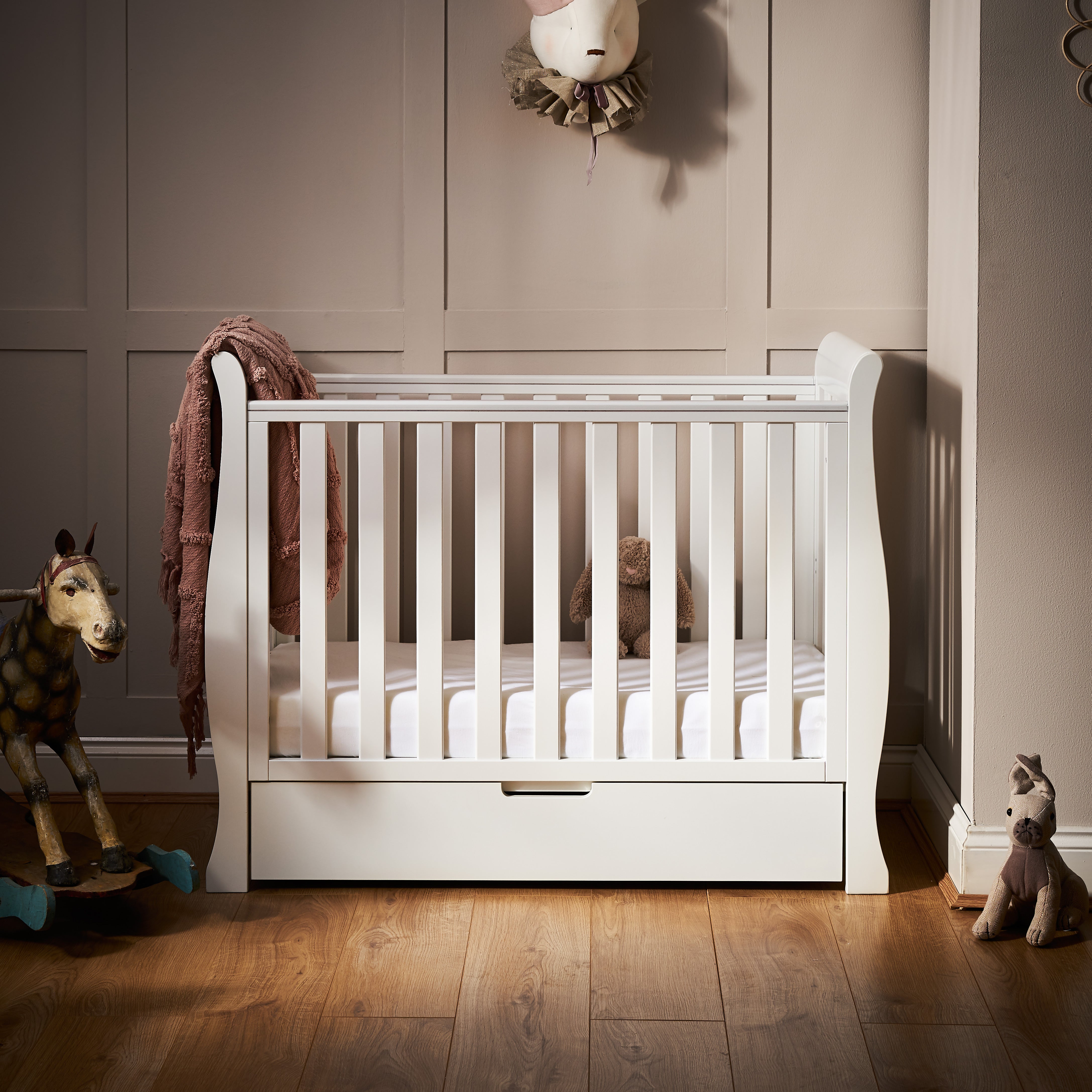 Stamford Space Saver Cot - White