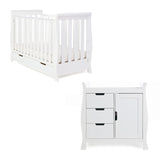 Stamford Mini Sleigh 2 Piece Room Set - White