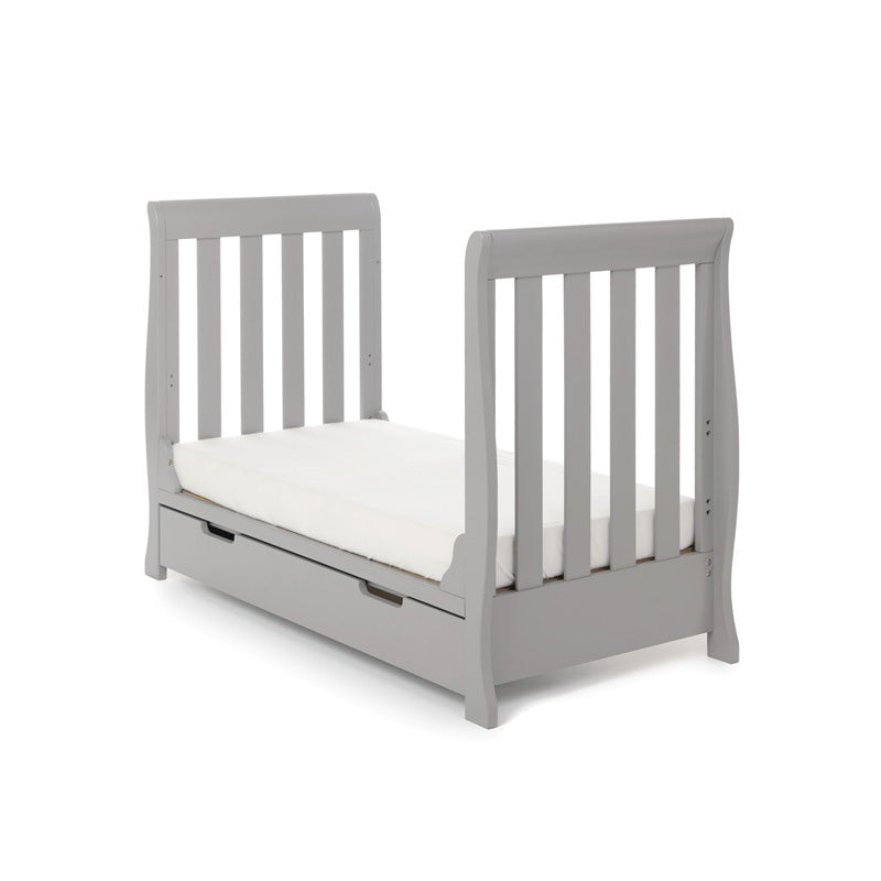 Stamford Mini Sleigh 3 Piece Room Set - Warm Grey