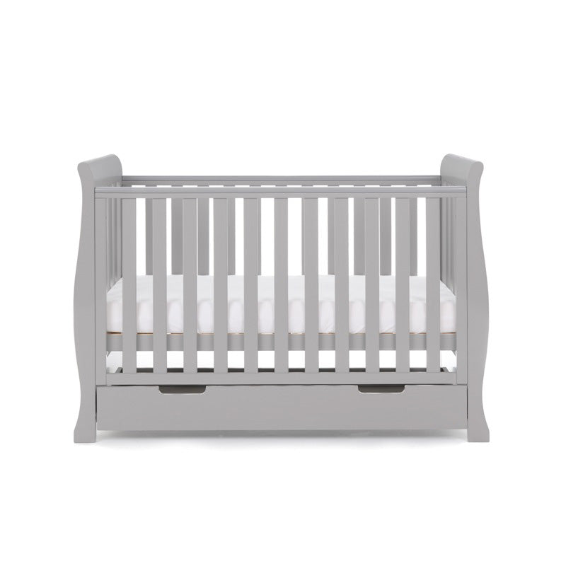 Stamford Mini Sleigh 3 Piece Room Set - Warm Grey