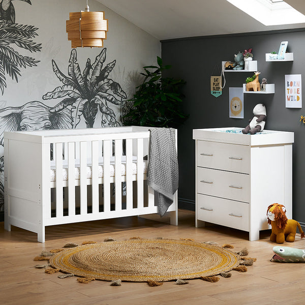 Nika 2 Piece Room Set - White Wash