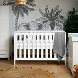 Nika Mini Cot Bed - White Wash